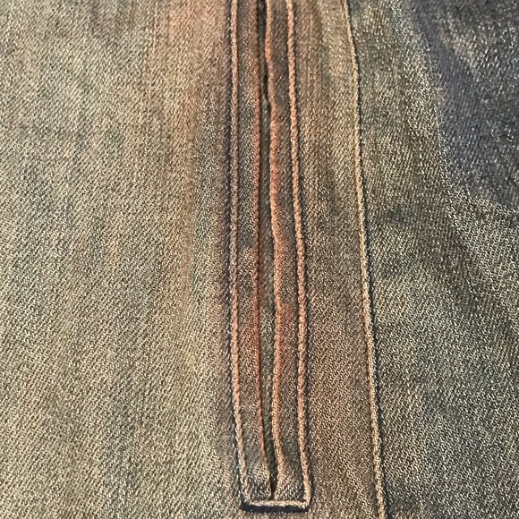 Vintage Large Jaded By Knight Lost Angels Denim Leather/Lamb Skin Moto Jacket - Picture 11 of 13